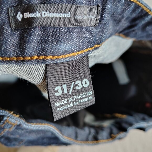 Black Diamond Jeans Mens Size 31x31 Blue Dark Wash Tapered Stretch 109461 - Picture 11 of 14